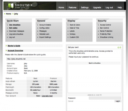 Chat Shoutmix j3